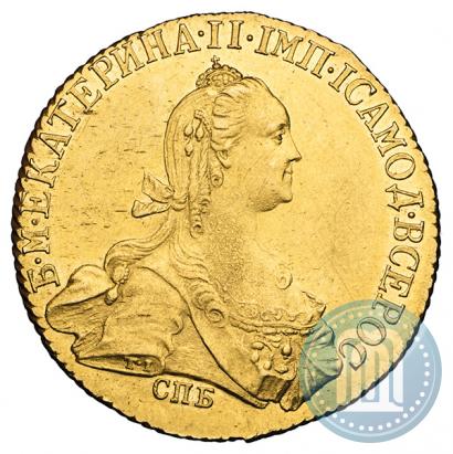Picture 10 roubles 1774 year СПБ 