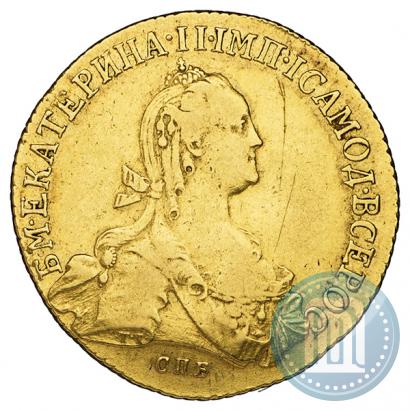 Picture 10 roubles 1776 year СПБ 