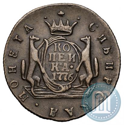 Picture 1 kopeck 1776 year КМ 