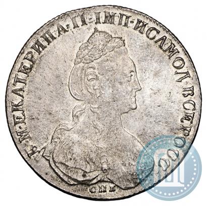 Picture 1 rouble 1780 year СПБ-ИЗ 