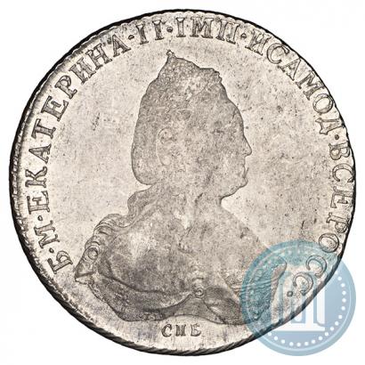 Фото 1 рубль 1786 года СПБ-ЯА 