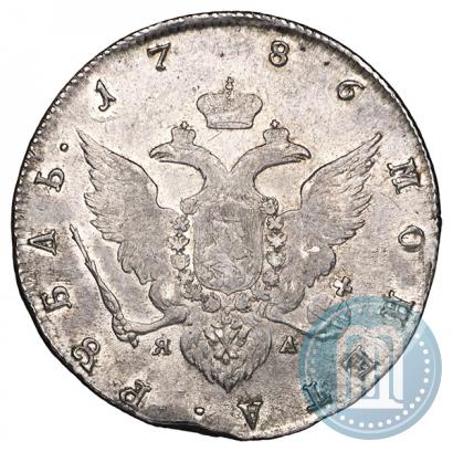 Picture 1 rouble 1786 year СПБ-ЯА 