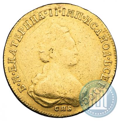 Picture 5 roubles 1789 year СПБ 