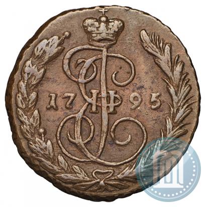 Picture 1 kopeck 1795 year ЕМ 
