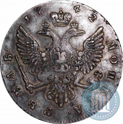 Picture 1 rouble 1742 year ММД 