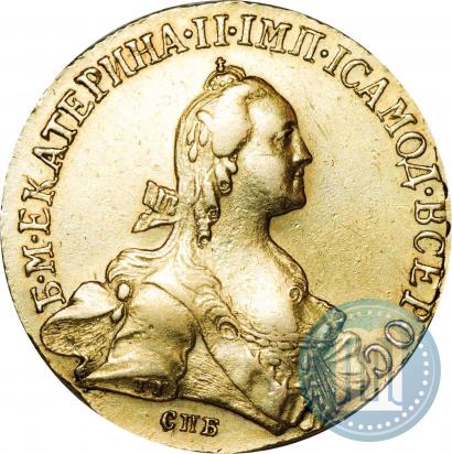 Picture 10 roubles 1766 year СПБ 