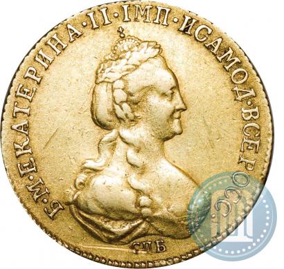 Фото 5 рублей 1778 года СПБ 