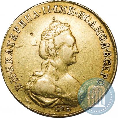 Фото 5 рублей 1780 года СПБ 