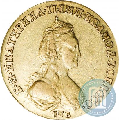 Фото 5 рублей 1782 года СПБ 