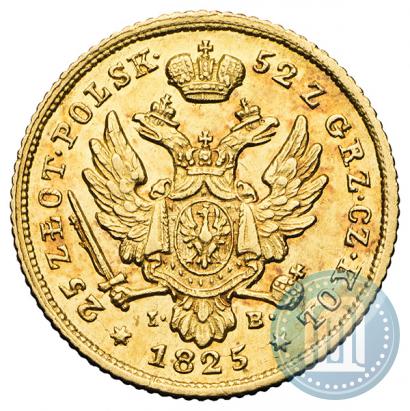 Picture 25 złotych 1825 year IB 