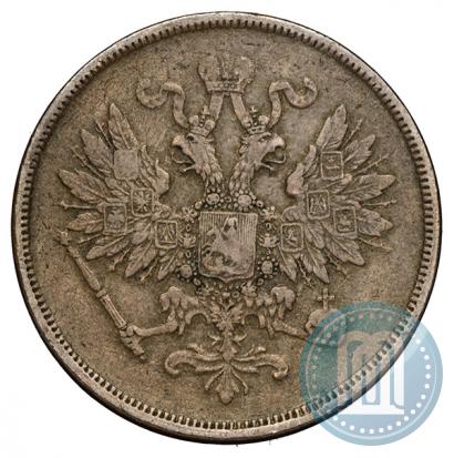 Фото 2 копейки 1862 года ВМ 
