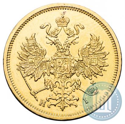 Picture 5 roubles 1877 year СПБ-НІ 