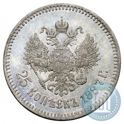 Фото 25 копеек 1887 года (АГ) 