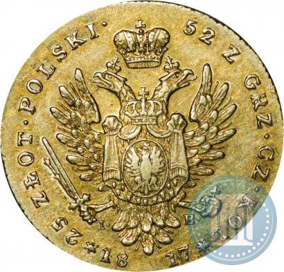 Picture 25 złotych 1817 year IB 