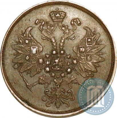 Picture 2 kopecks 1865 year ЕМ 