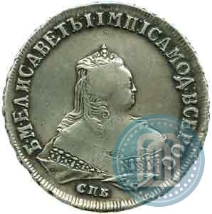 Picture 1 rouble 1749 year СПБ 