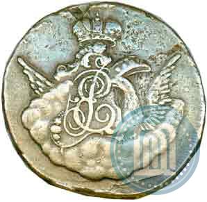 Picture 1 kopeck 1755 year  