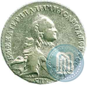 Фото 1 рубль 1765 года СПБ-СА 
