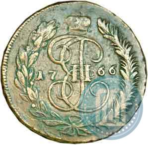 Picture 5 kopecks 1766 year ММ 
