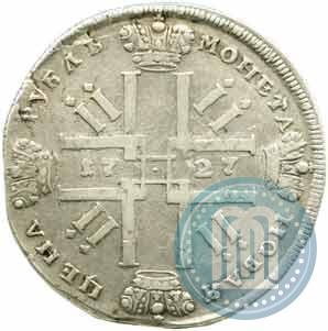 Фото 1 рубль 1727 года СПБ "Петербургский тип"