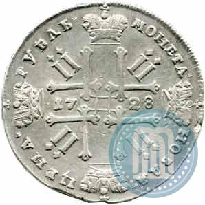 Фото 1 рубль 1728 года  "Тип 1728"
