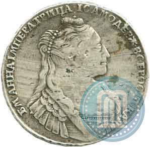 Фото 1 рубль 1734 года  "Тип 1735 года"