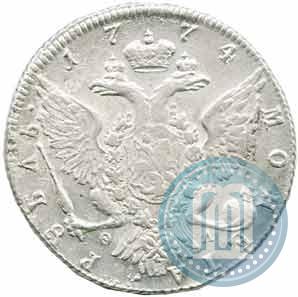 Picture 1 rouble 1774 year СПБ-ФЛ 