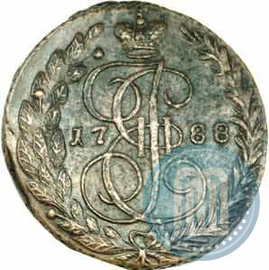 Фото 5 копеек 1788 года ЕМ 