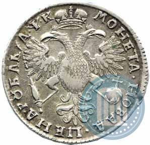 Фото 1 рубль 1720 года  "Портрет в латах"