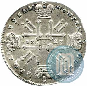Picture 1 rouble 1727 year  "Moscow type"