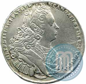 Фото 1 рубль 1728 года  "Тип 1727"