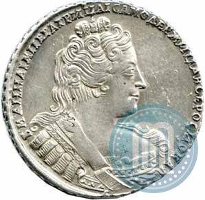 Фото 1 рубль 1733 года  