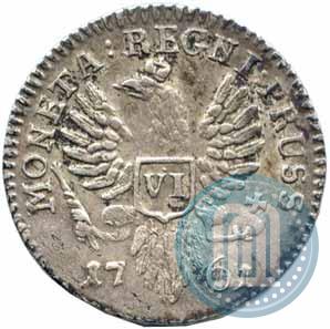 Picture 6 groszy 1761 year  