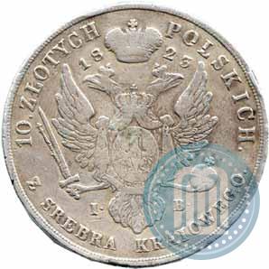 Picture 10 złotych 1823 year IB 