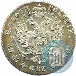 Фото 2 злотых 1818 года IB 