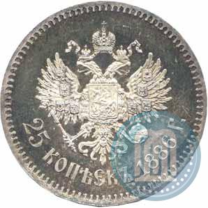 Фото 25 копеек 1886 года (АГ) 
