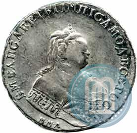 Picture 1 rouble 1744 year ММД 