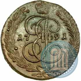 Фото 5 копеек 1791 года АМ 