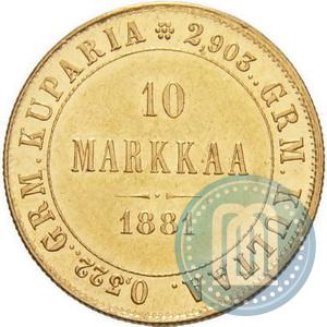 Picture 10 markkaa 1881 year S 