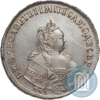 Picture 1 rouble 1744 year ММД 