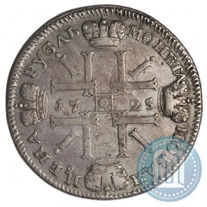 Picture 1 rouble 1725 year СПБ "Sun rouble, portrait in armour"