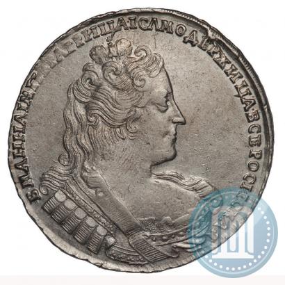 Фото 1 рубль 1733 года  
