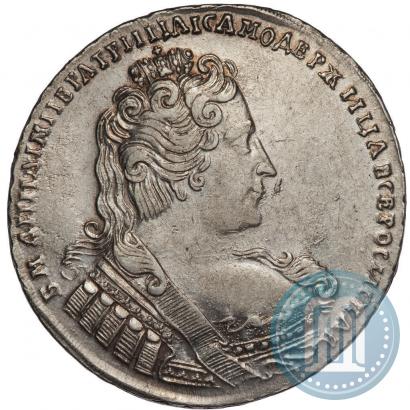 Фото 1 рубль 1733 года  