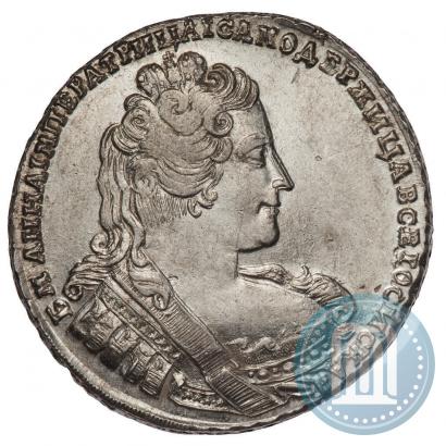 Фото 1 рубль 1733 года  