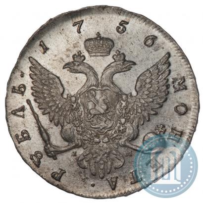 Picture 1 rouble 1756 year СПБ-IМ 