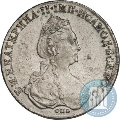 Фото 1 рубль 1780 года СПБ-ИЗ 