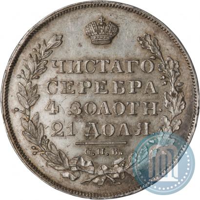 Фото 1 рубль 1828 года СПБ-НГ 