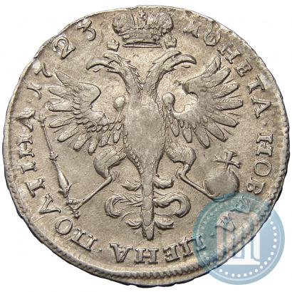 Picture Poltina 1723 year  "Portrait in ancient armour"