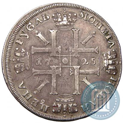 Picture 1 rouble 1725 year СПБ "Sun rouble, portrait in armour"