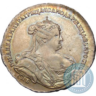Picture Poltina 1738 year СПБ "Petersburg type"